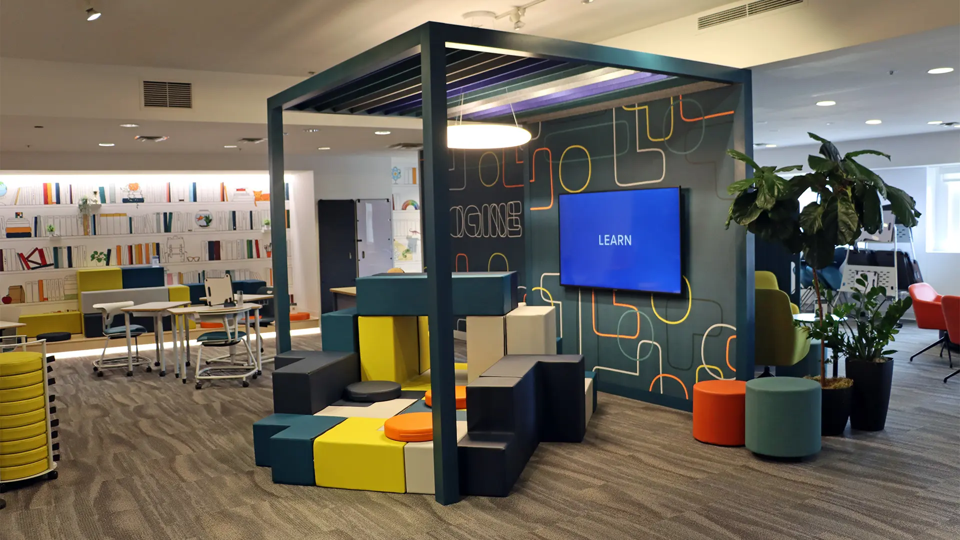 Área de confort & relax en entornos escolares con mobiliario KI