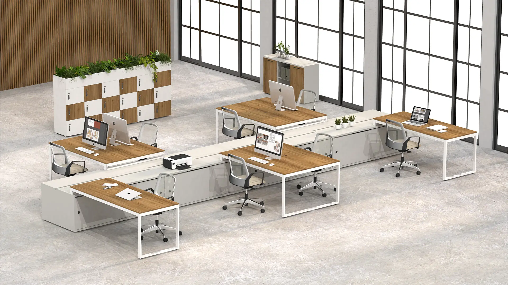 Mobiliario de Moetti Guardado que optimiza el espacio disponible, mejorando la logística y el acceso en las empresas.