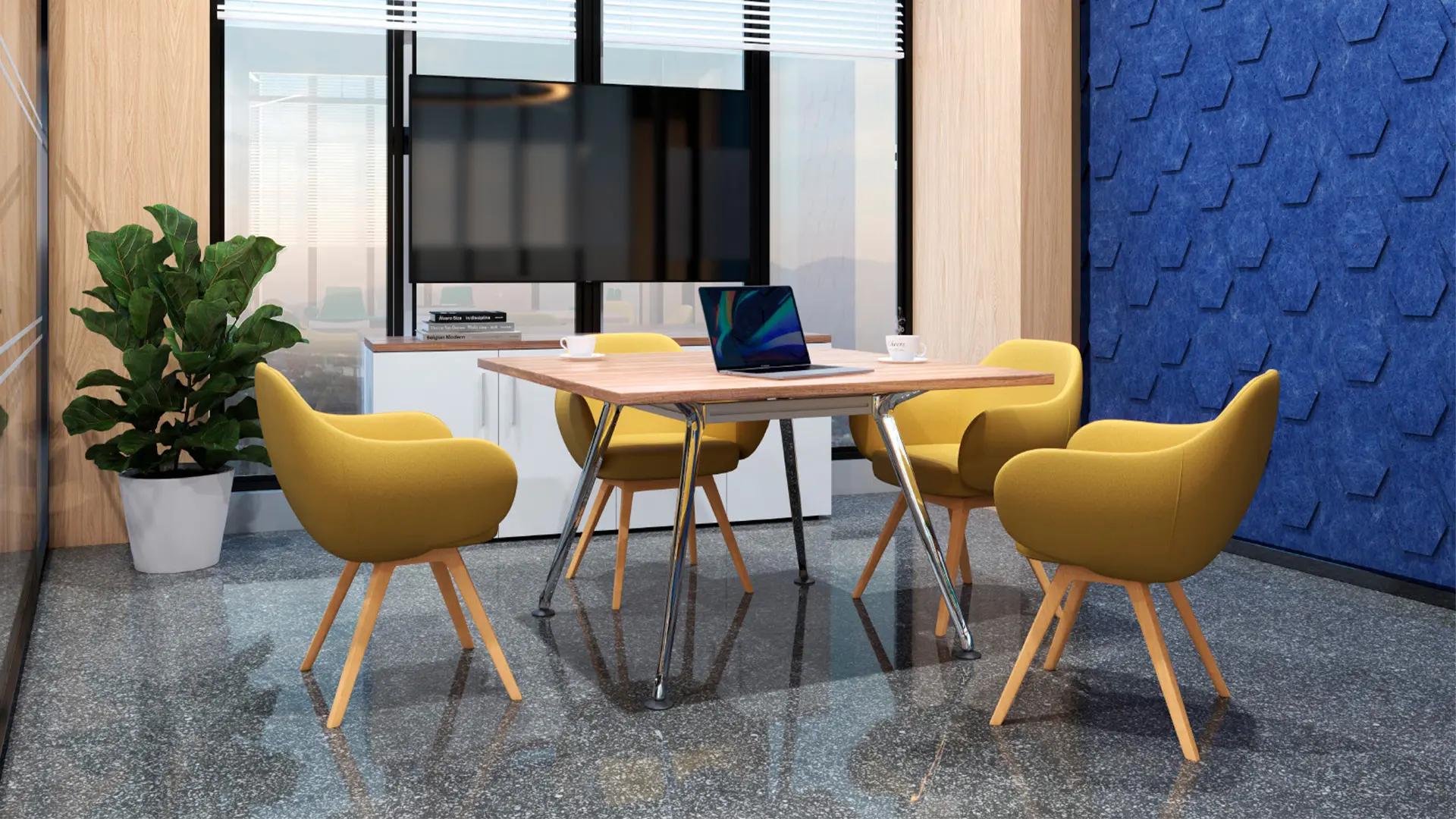 Área de confort & relax en entornos escolares con mobiliario Techno y Bratti